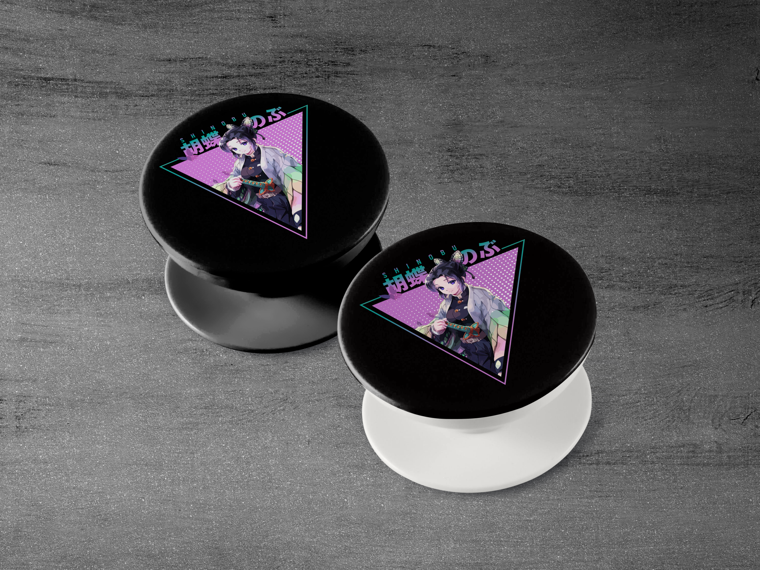 Butterfly Girl Phone Grip Mockup