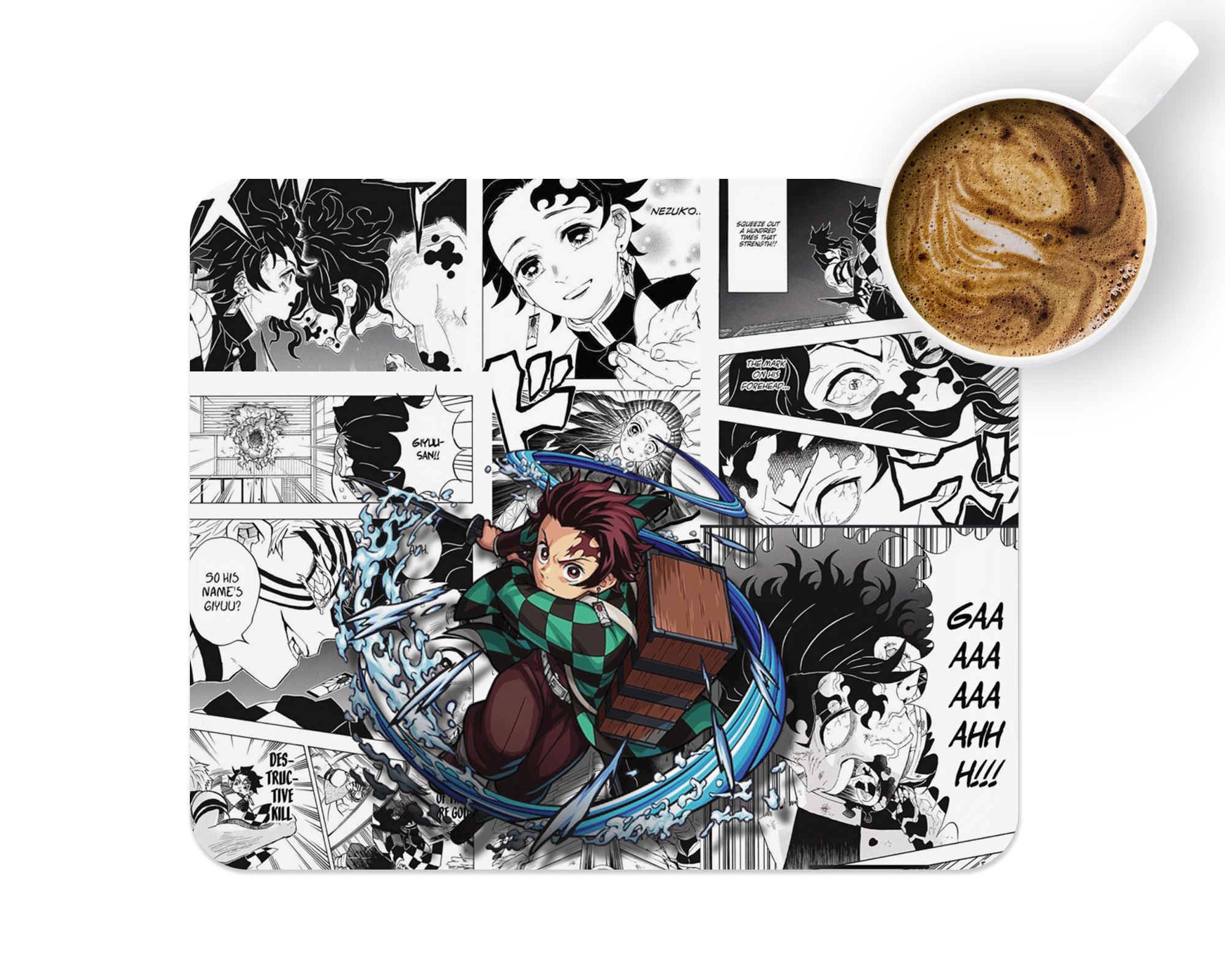 Slayer Of Demons Manga Mousepad Mockup