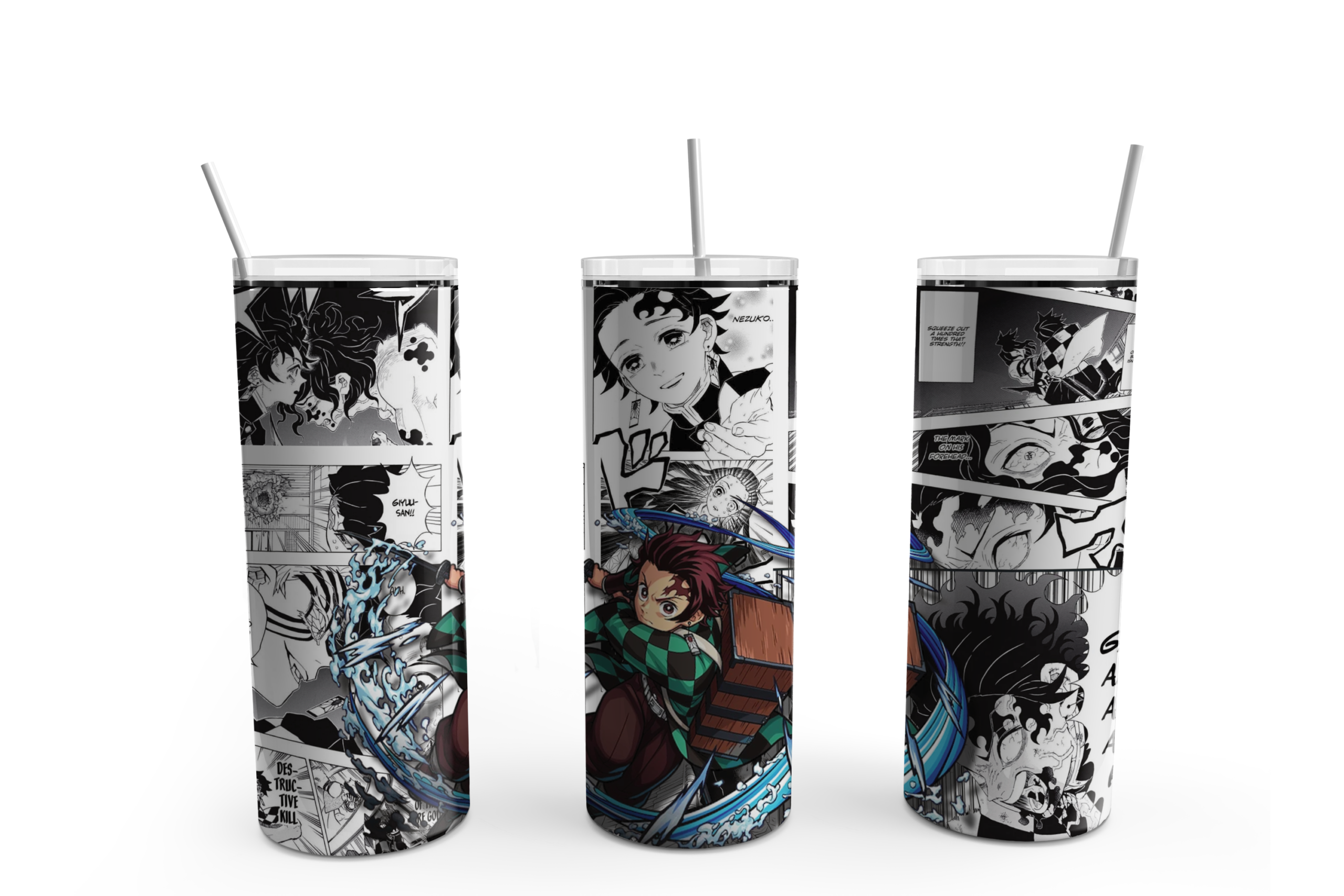 Slayer of Demons Manga Tumbler Mockup