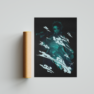 Slayer of Demons Art Print Mockup