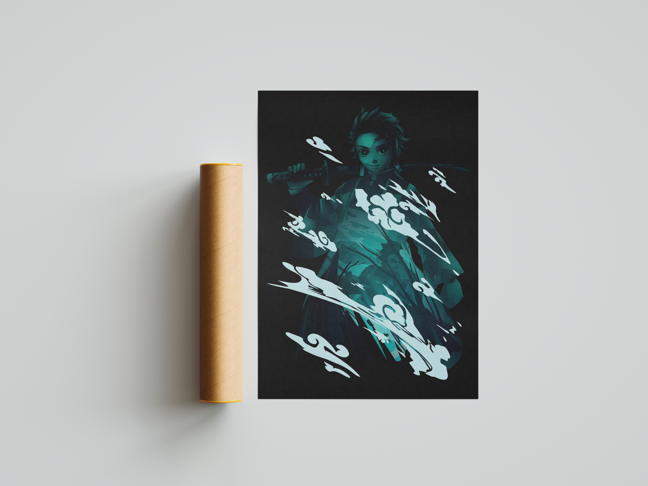 Slayer of Demons Art Print Mockup