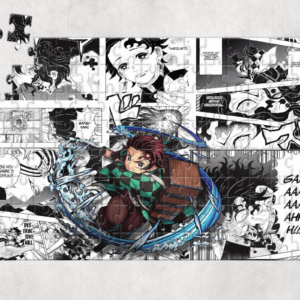Slayer of Demons Manga Puzzle Mockup
