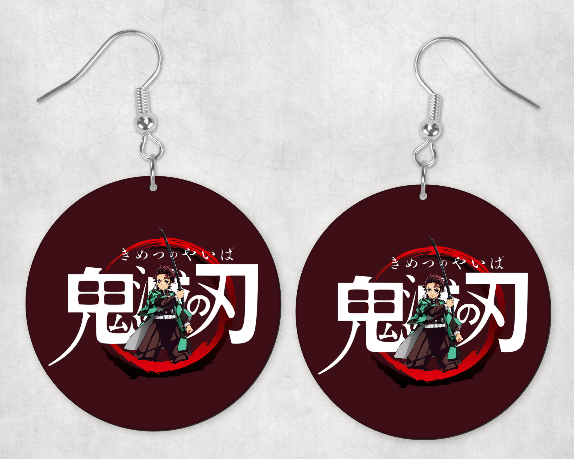 Slayer Of Demons Earrings Mockup