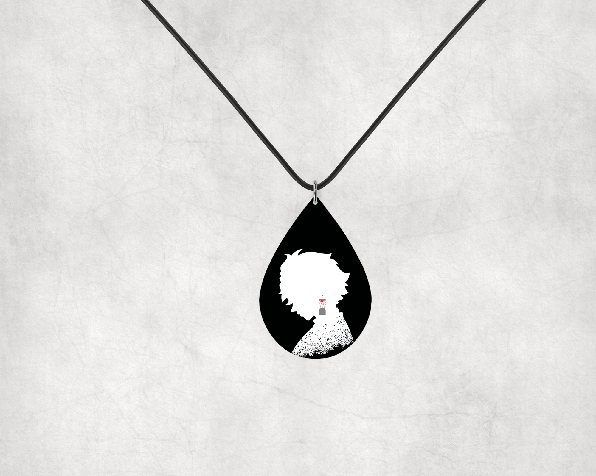 Thunder Wielder Silhouette Cord Necklace