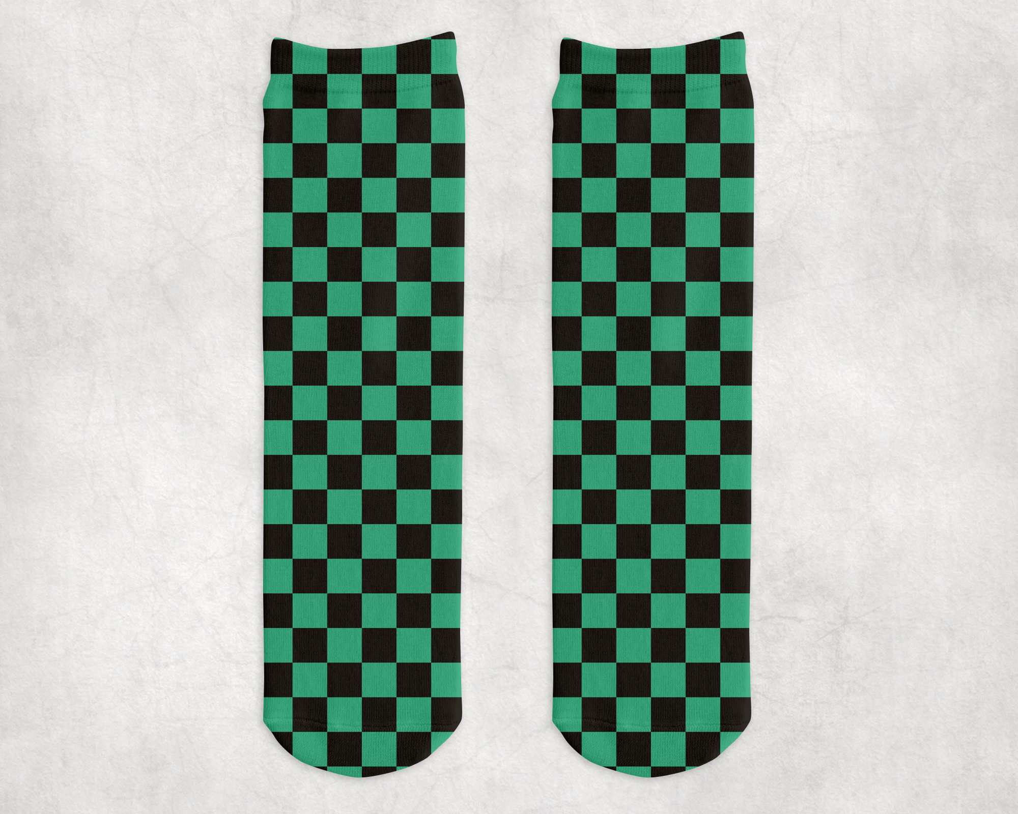 Ichimatsu Pattern Socks Mockup
