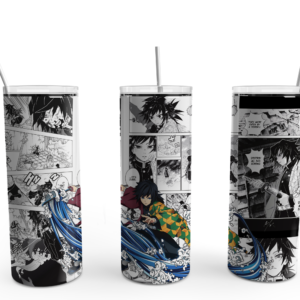 Water Wielder Manga Tumbler Mockup
