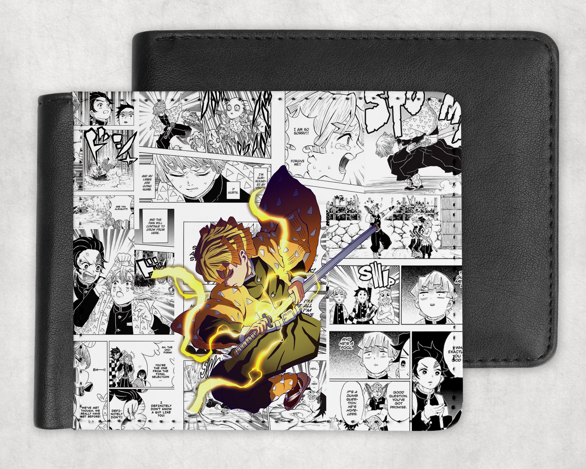 Thunder Wielder Manga Wallet Mockup