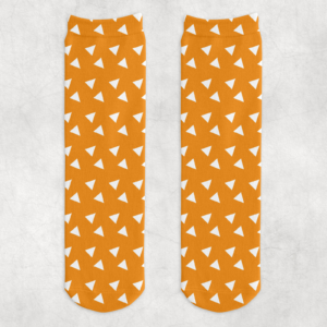 Urokomon Scale Pattern Socks Mockup