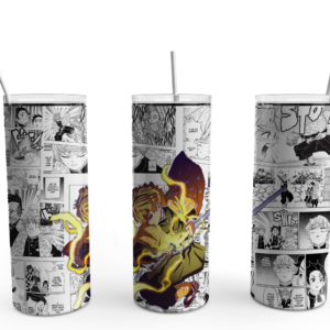 Thunder Wielder Manga Tumbler Mockup