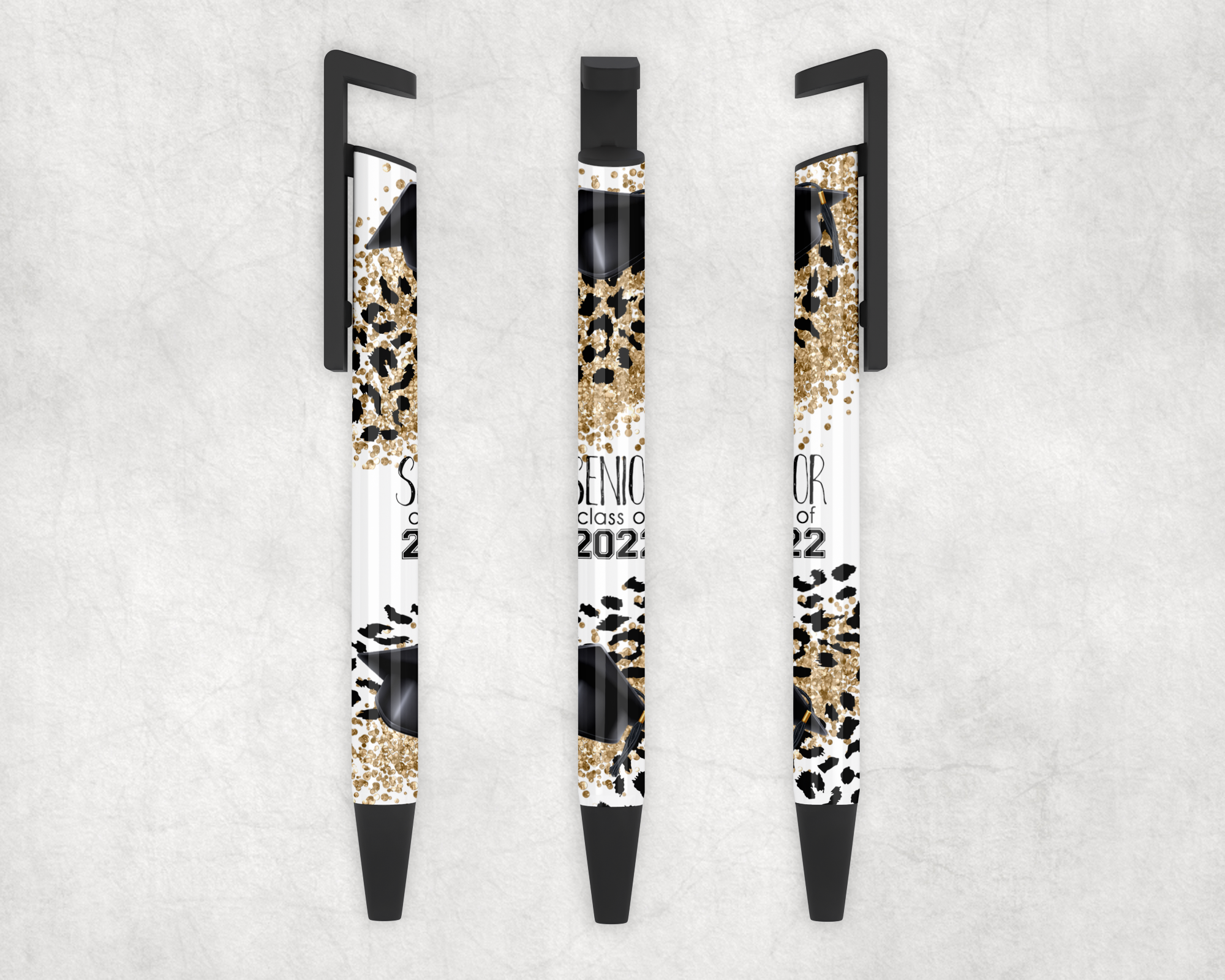 Cap & Cheetah Print Ballpoint Pen- 3