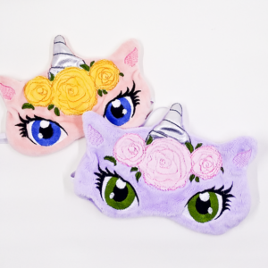 Floral Unicorn Sleep Mask