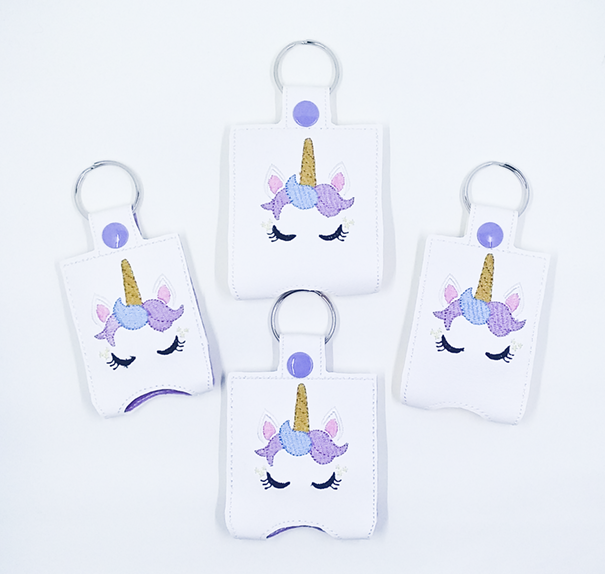 Unicorn Face Hand Sanitizer Holder