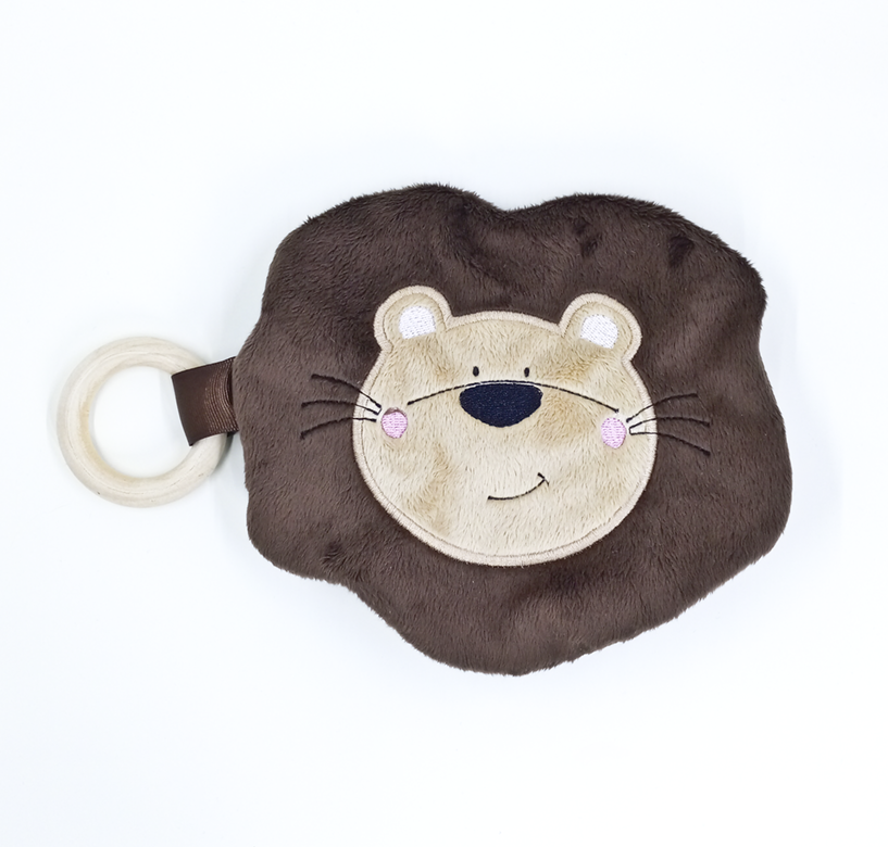 Lion Teethe And Cuddle Toy