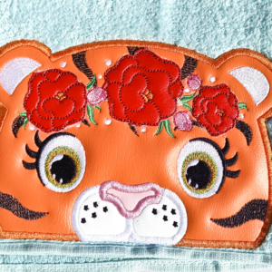 Floral Tiger Hooded Towel