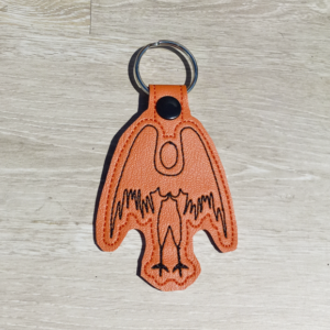 Harpy Silhouette Key Fob