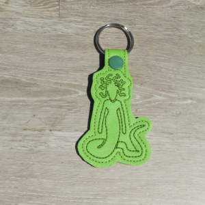 Medusa Silhouette Key Fob