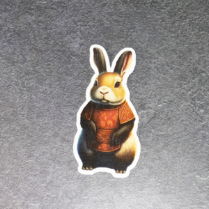 Asian Rabbit Sticker