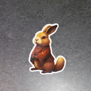 Asian Rabbit 6 Sticker