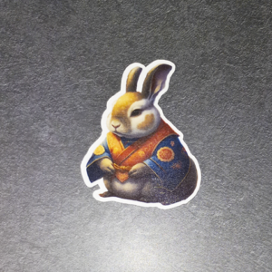 Asian Rabbit 5 Sticker