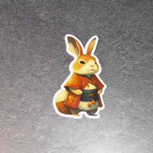 Asian Rabbit 3 Sticker