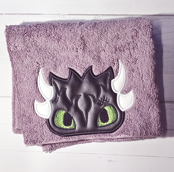 Horned Dragon Hooded Towel