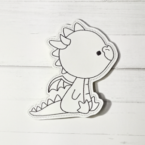 Sky Gazing Dragon Color Tile