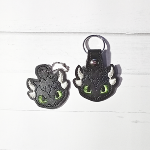 Horned Dragon Fob/ Dangle
