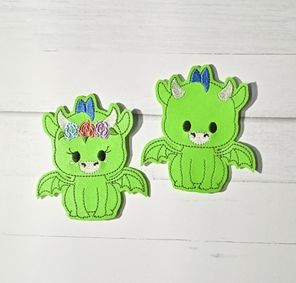 Baby Dragon Finger Puppets