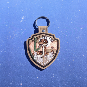 Don't Pet The Nope Rope Key Fob