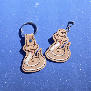 Sleepy Snake Fob/ Dangle