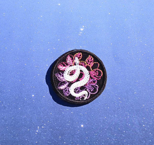 Floral Snake Patch