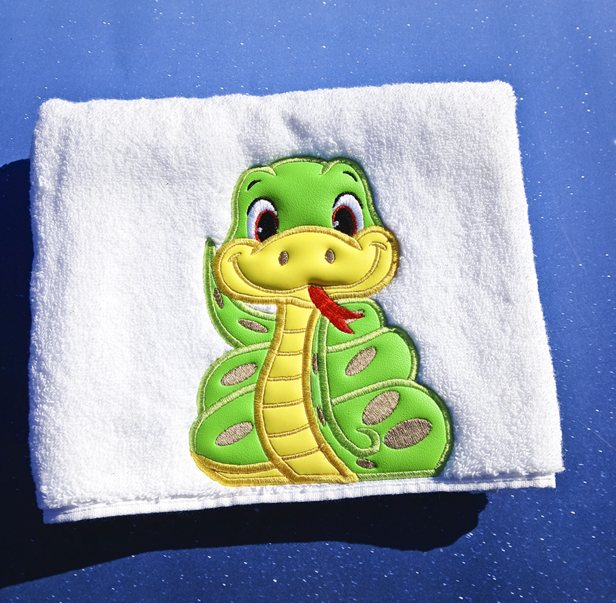 Little Snake Hooded Towel