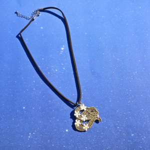 Floral Lace Snake Necklace