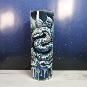 Blue Snake Tumbler