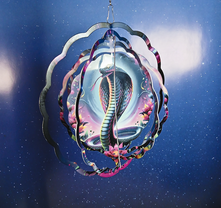 Cosmic Cobra Wind Spinner
