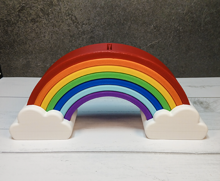 Rainbow Piggy Bank