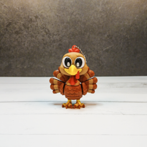 Flexi Turkey Keychain