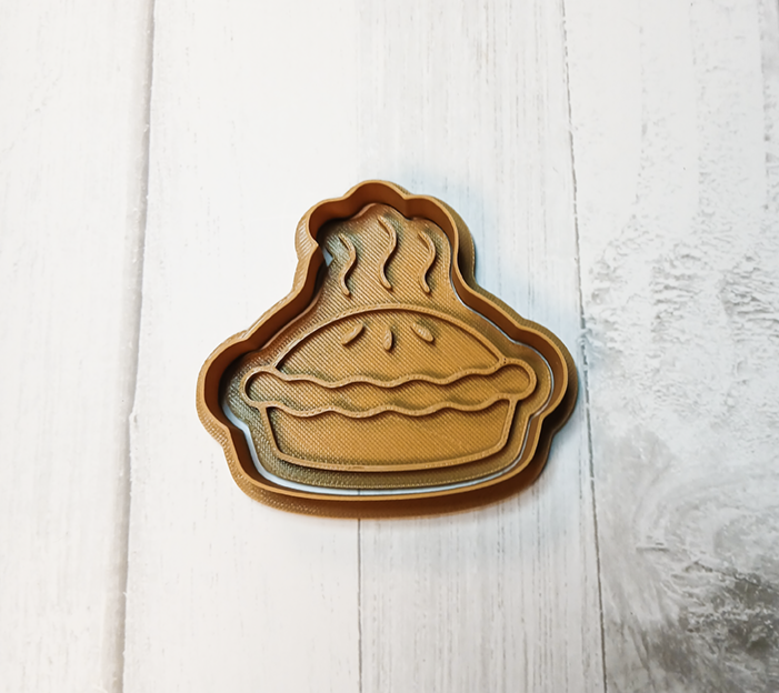Baked Pie Cookie Cutter & Stamp