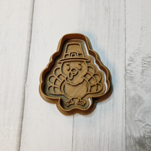 Turkey Pilgrim Cookie Cutter & Stamp
