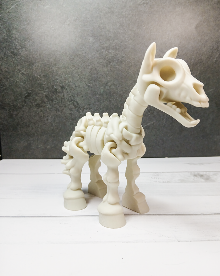 Flexi Skeleton Horse- side view