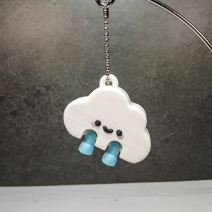 Kawaii Articulated Cloud Keychain