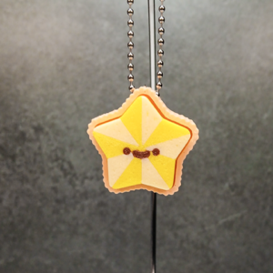 Kawaii Star Clicker Keychain