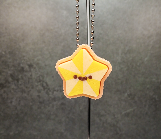 Kawaii Star Clicker Keychain