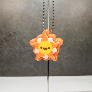 Kawaii Sun Clicker Keychain