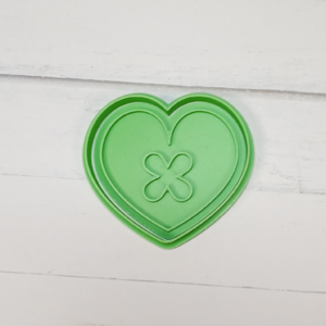 Lucky Heart Cookie Cutter & Stamp
