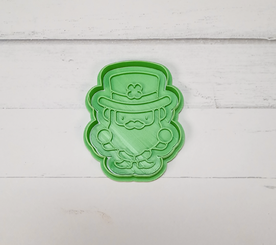 Leprechaun Cookie Cutter & Stamp