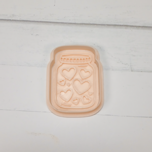 Jar of Hearts Cookie Cutter & Stamp