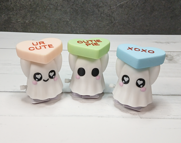 Sweetheart Ghost Wind-up Toy