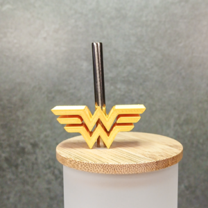 Amazon Warrior Logo Straw Topper