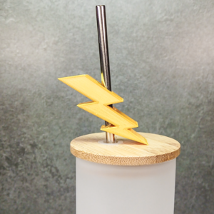 Lightning Bolt Straw Topper